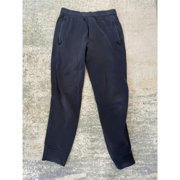 Lululemon Jogger Mens Medium Black Sojourn Sweatpants Athleisure Performance - Picture 1 of 8